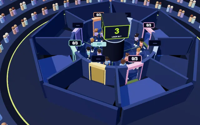 Room Rush in play